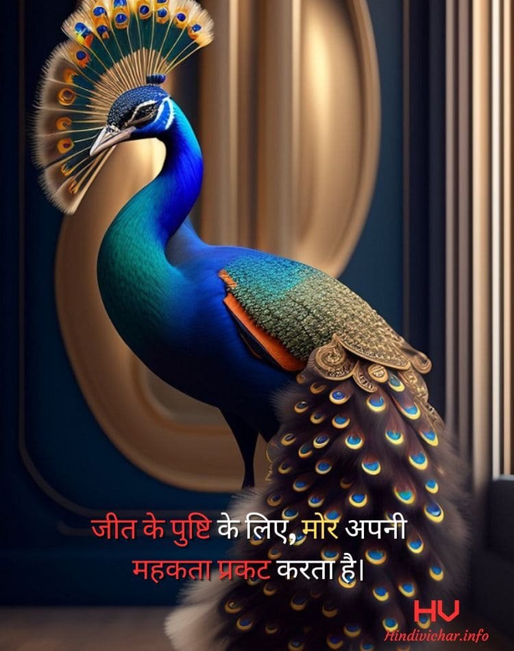 Peacock Thought In Hindi